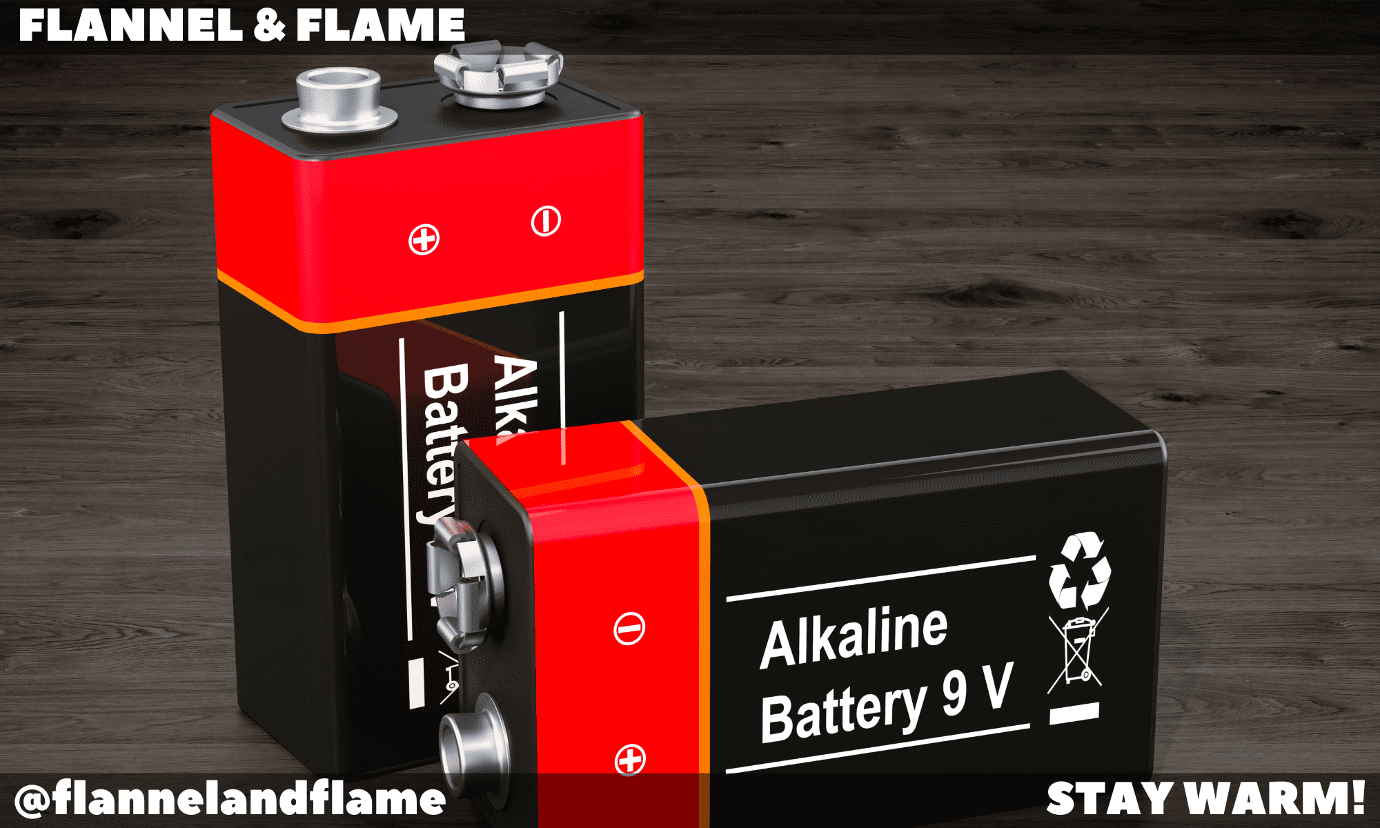 Starting a campfire with a battery