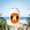Flannel & Flame - Can Cooler Sleeve - Orange - Image 8